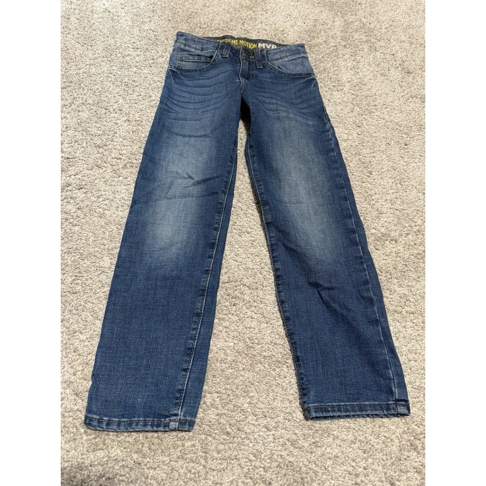 Lot of 3 Youth Boy's  Skinny Cat & Jack, Old Navy Boot Cut LEE MVP Jeans Size 10